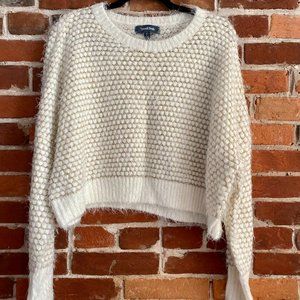 Modcloth Nipping at Your Nose Cropped Sweater (L)